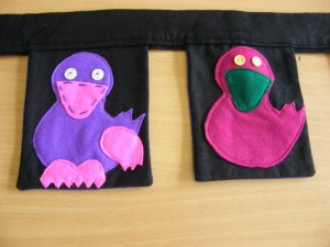 Some original and cheerful duck bunting 