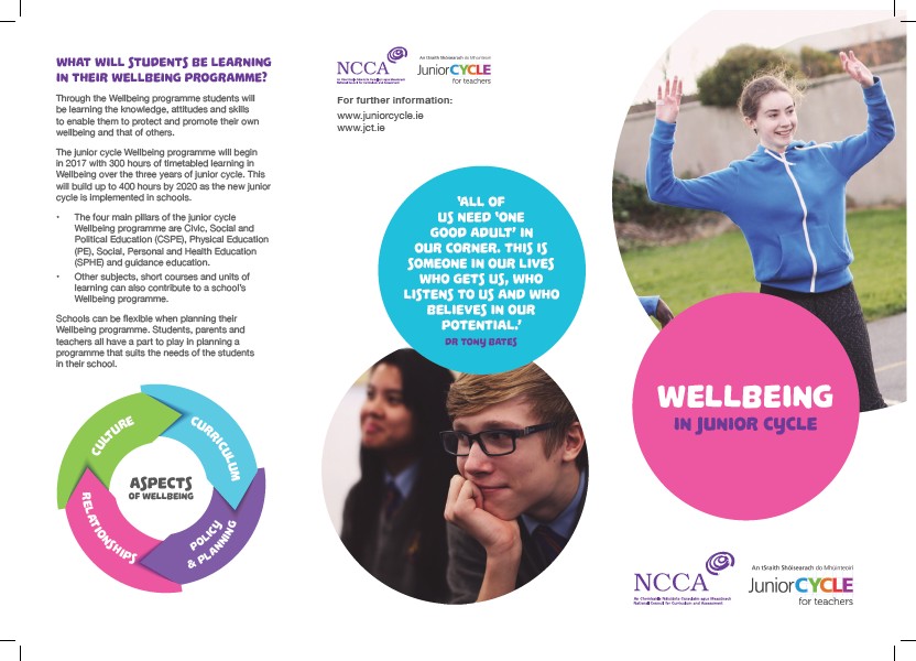 Wellbeing in Junior Cycle 