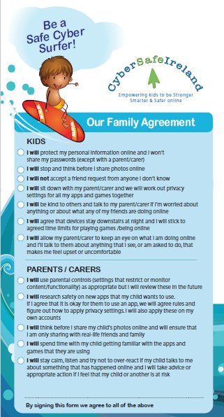 Internet Safety for Parents Cyber-Family-Agreement