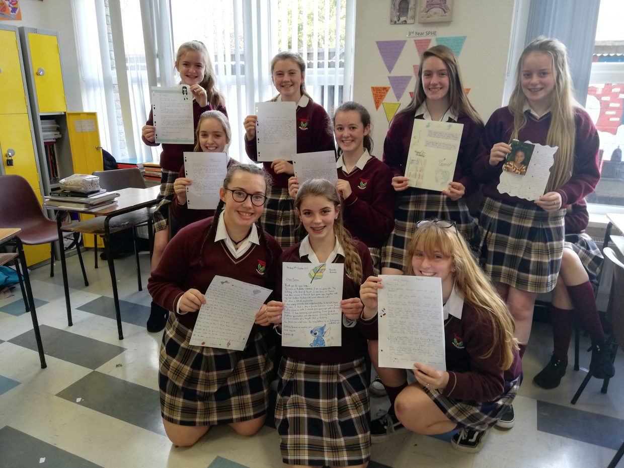 Third Year start a pen-pal exchange with students from ...