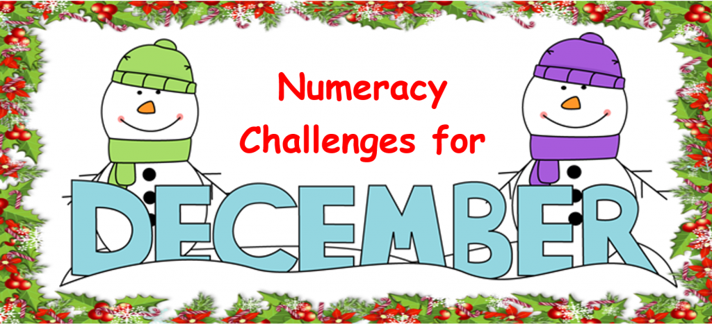 Numeracy Challenge for December