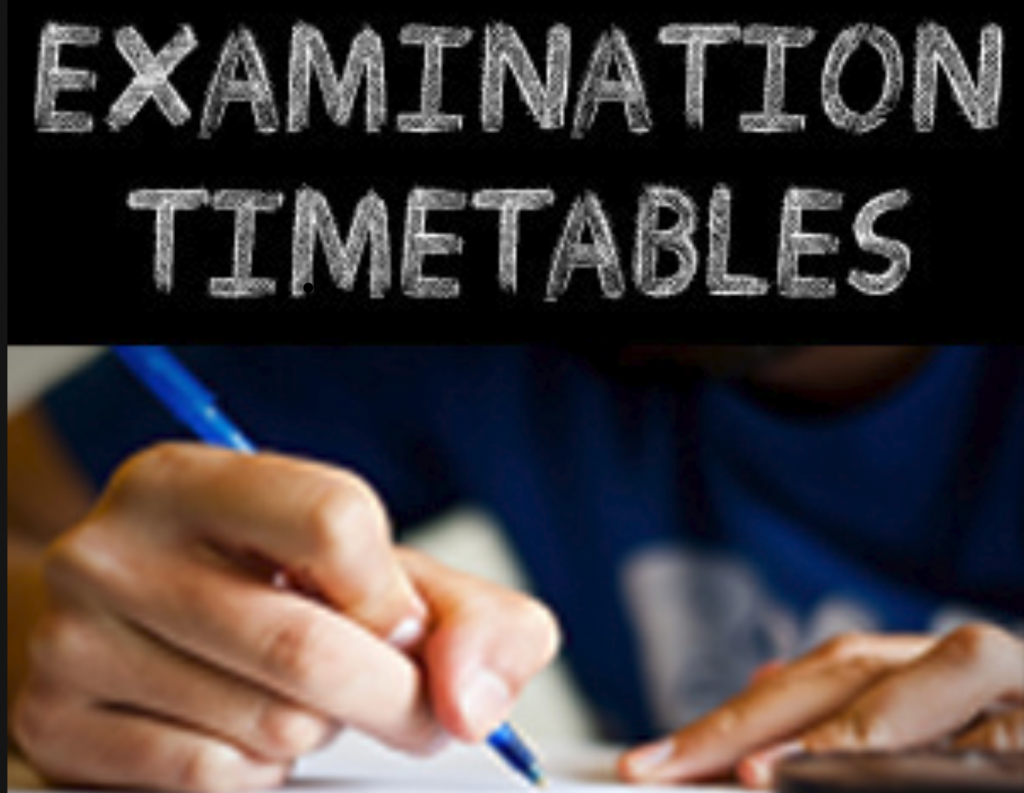 Mock Examination Timetables 