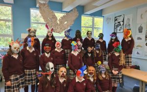 First Year Art were all getting in the Halloween Sprit with some 'Spooktacular' Masks